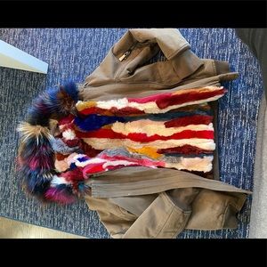 BELLE FARE multicolor bomber jacket